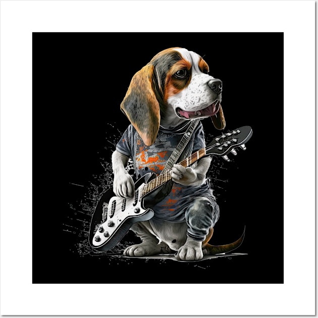 Beagle Rocker Wall Art by JayD World